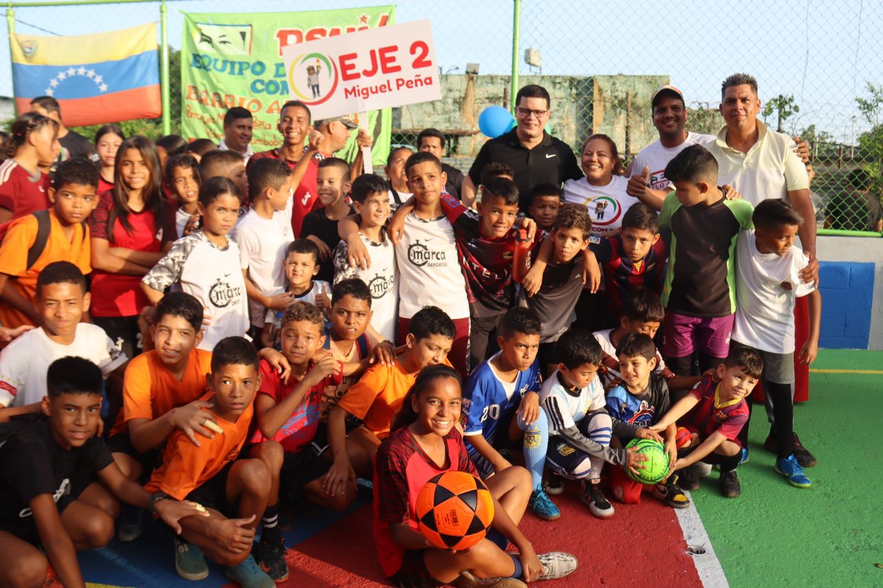 Alcalde Fuenmayor reinauguró la cancha deportiva La Barraca de la comunidad Barrio América